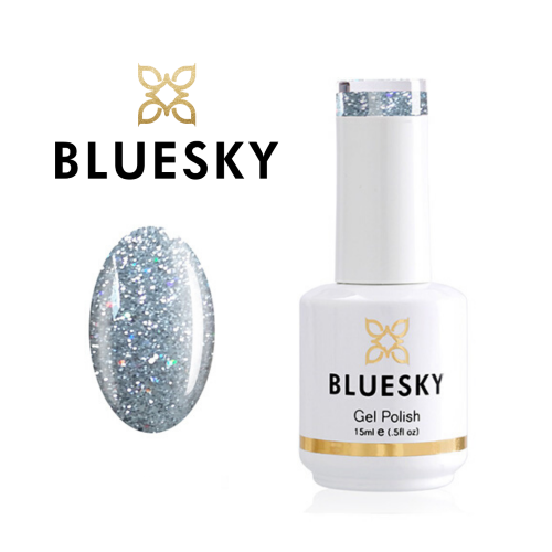 BLUESKY Esmalte gel  - Sparkling stars/ KMS1807