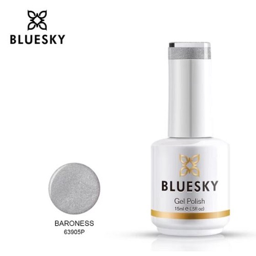 BLUESKY Esmalte gel 63905 PLATEADO