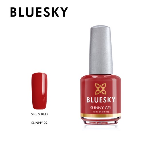 Esmalte tradicional Bluesky - Sunny22 Siren Red - Rojo italiano (DC39)