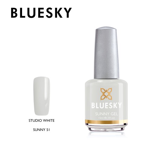 Esmalte tradicional Bluesky - Sunny51 Studio white - blanco tiza